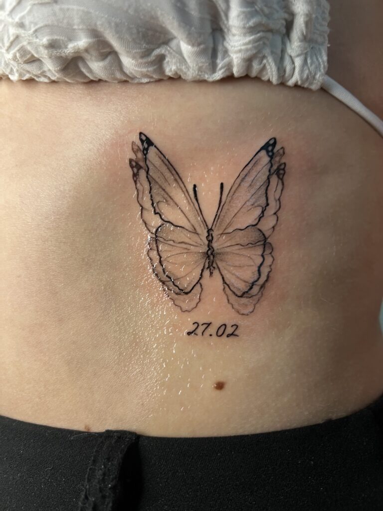 Papillon flou