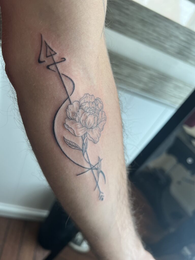 Pivoine flèche